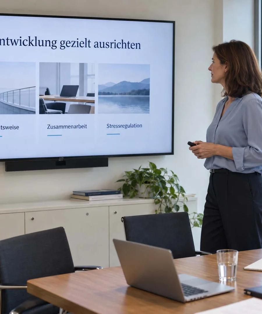 Präsentation: Entwicklung gezielt ausrichten